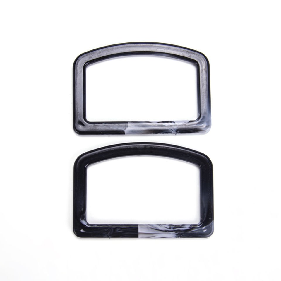 AKRİLİK DİKDÖRTGEN ÇANTA SAPI 2 ADET SİYAH