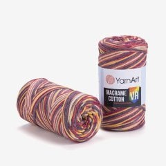 YARNART MACRAME COTTON VR - MAKROME EL ÖRGÜ İPİ EBRULİ - 923