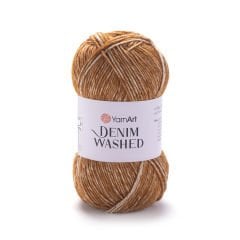 YARNART DENIM WASHED - MELANJ EL ÖRGÜ İPİ SÜTLÜ KAHVE - 926