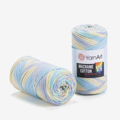 YARNART MACRAME COTTON VR - MAKROME EL ÖRGÜ İPİ EBRULİ - 924
