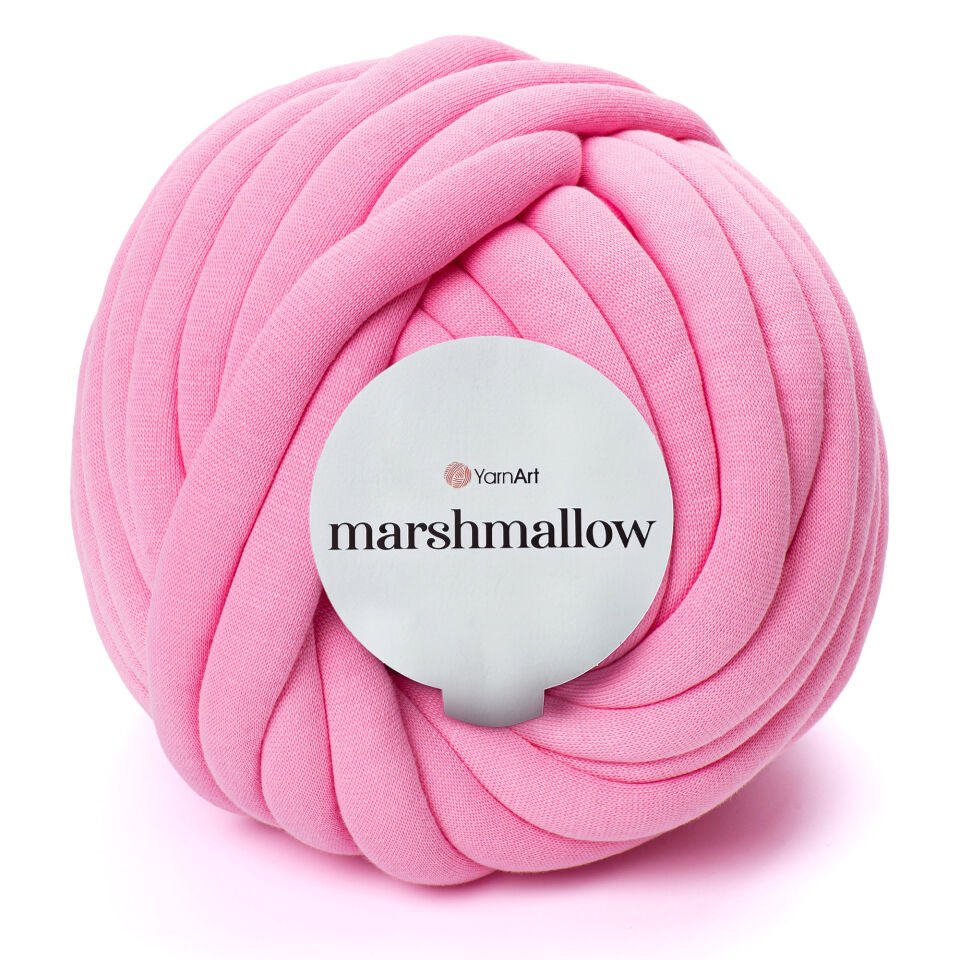 YARNART MARSHMALLOW - DÜĞÜM YASTIK İPİ PEMBE - 907