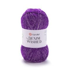 YARNART DENIM WASHED - MELANJ EL ÖRGÜ İPİ MOR - 921