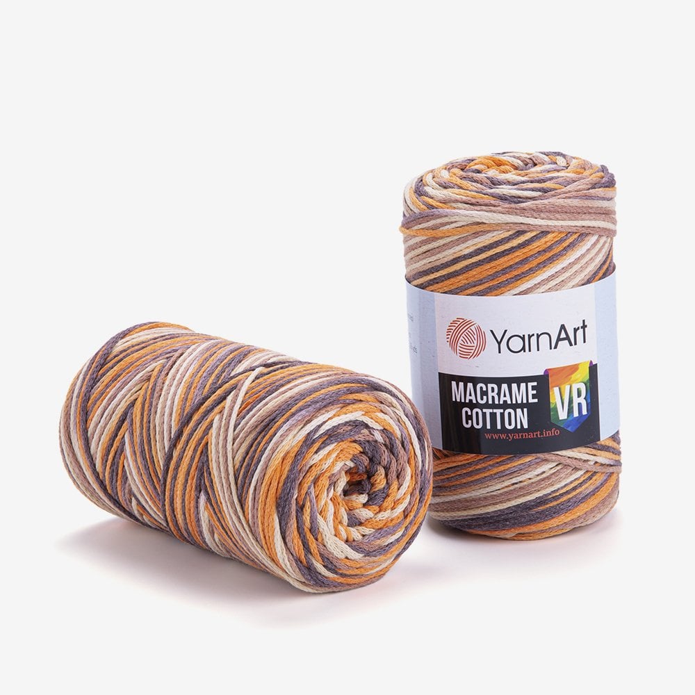 YARNART MACRAME COTTON VR - MAKROME EL ÖRGÜ İPİ EBRULİ - 927