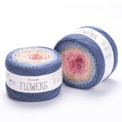 YARNART FLOWERS - EBRULİ EL ÖRGÜ İPİ EBRULİ - 262