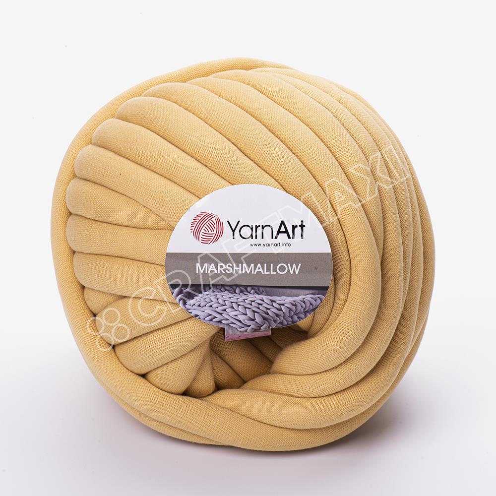 YARNART MARSHMALLOW - DÜĞÜM YASTIK İPİ SARI - 912