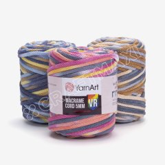 YARNART MACRAME CORD 5 MM VR - MAKROME EL ÖRGÜ İPİ