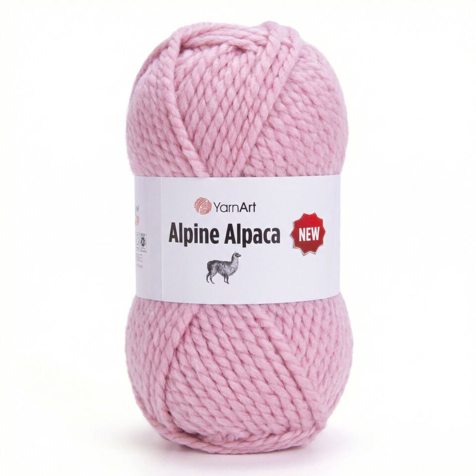 YARNART ALPINE ALPACA NEW - EL ÖRGÜ İPİ PEMBE - 1445