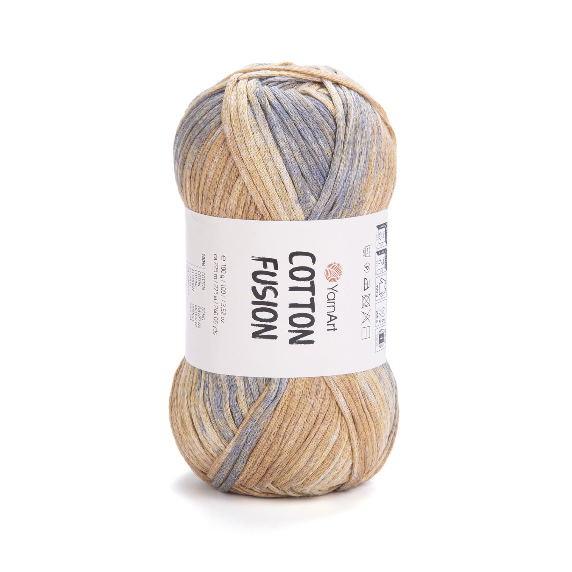YARNART COTTON FUSION - EL ÖRGÜ İPİ EBRULİ - 3656