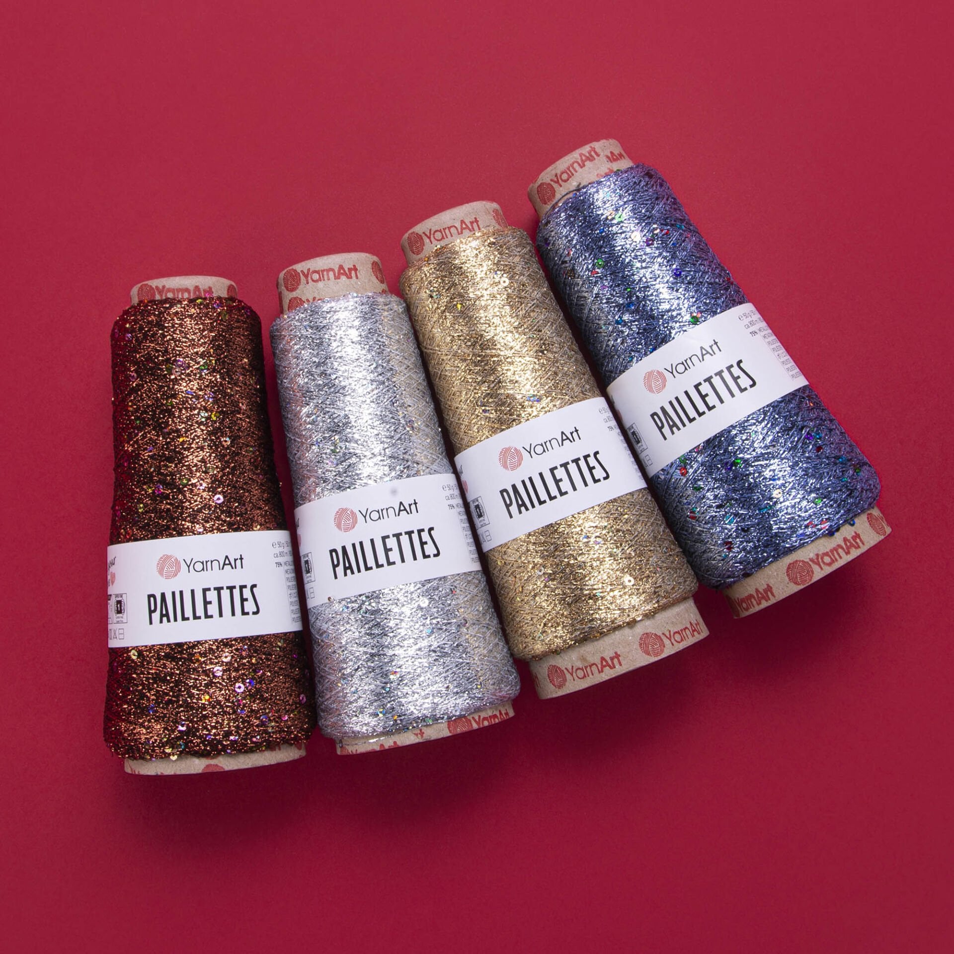 YARNART PAILLETTES - EL ÖRGÜ İPİ