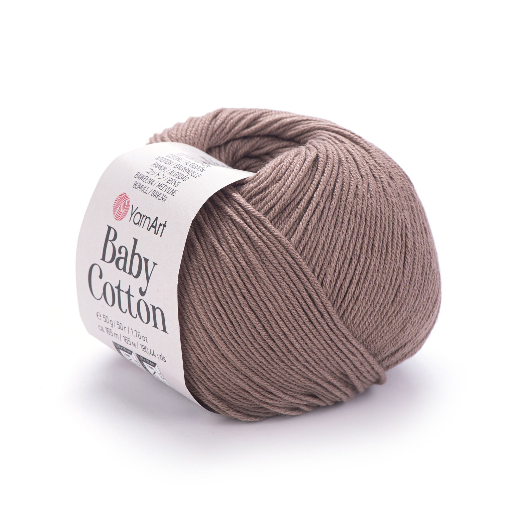 YARNART BABY COTTON - BEBEK EL ÖRGÜ İPİ SÜTLÜ KAHVE - 407