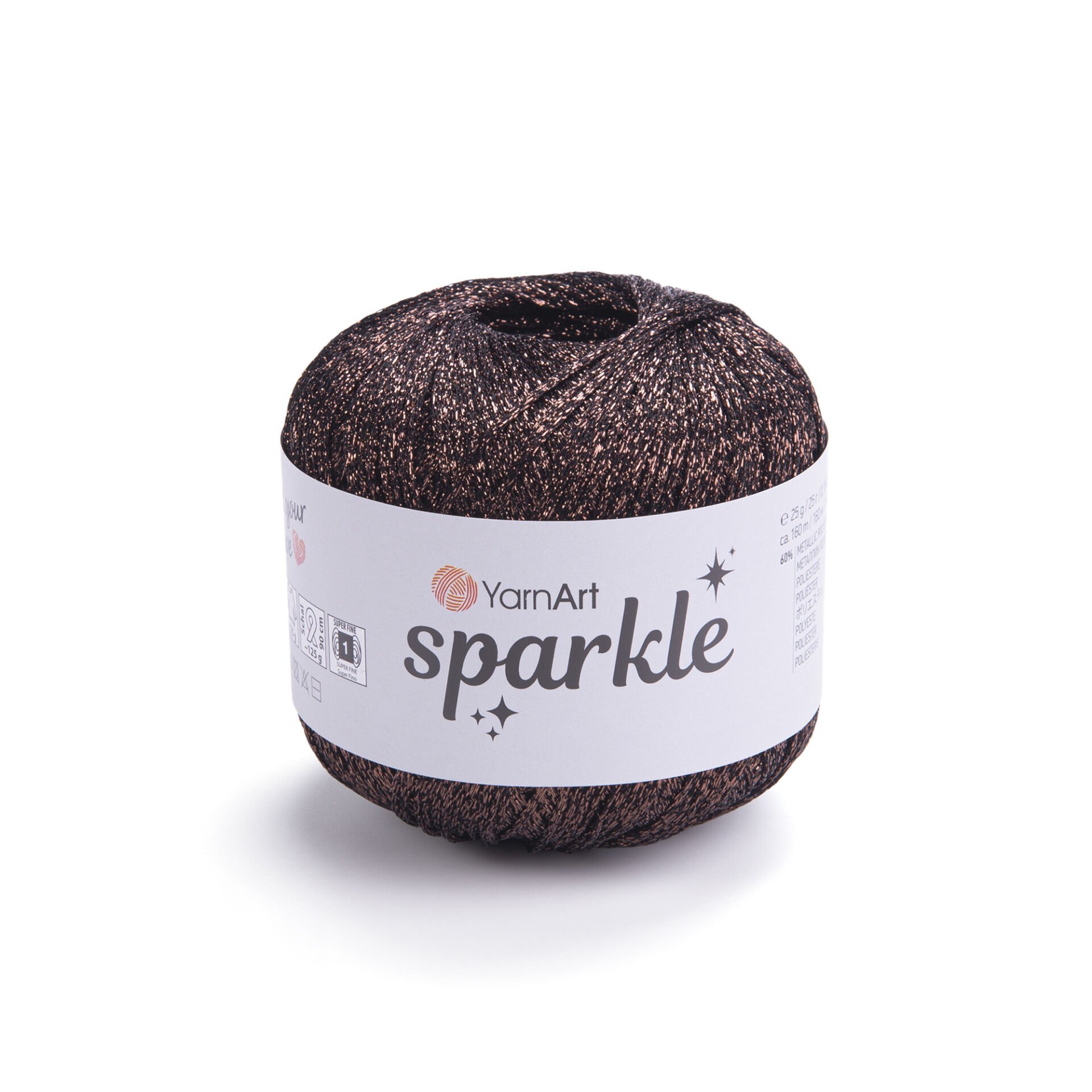 YARNART SPARKLE - ÖRGÜ İPİ KAHVERENGİ - 1354