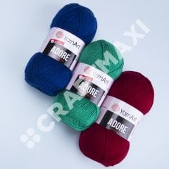 YARNART ADORE ANTI-PILLING - EL ÖRGÜ İPİ SAKS MAVİSİ - 350