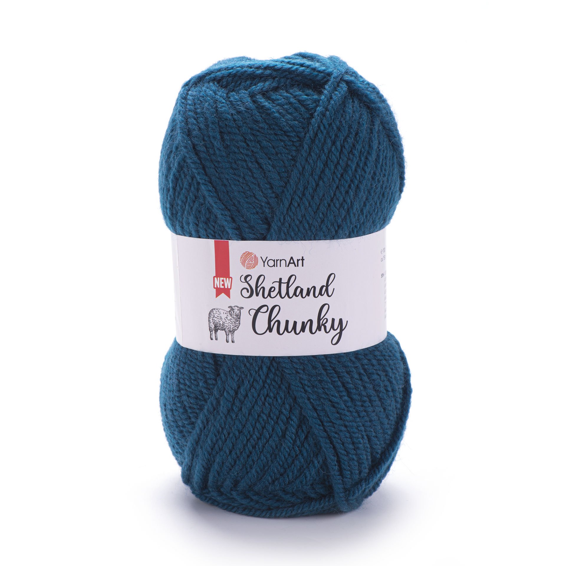 YARNART SHETLAND CHUNKY - EL ÖRGÜ İPİ PETROL MAVİSİ - 633