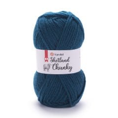 YARNART SHETLAND CHUNKY - EL ÖRGÜ İPİ PETROL MAVİSİ - 633