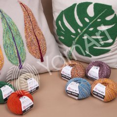 YARNART JEANS TROPICAL - EBRULİ EL ÖRGÜ İPİ EBRULİ - 622