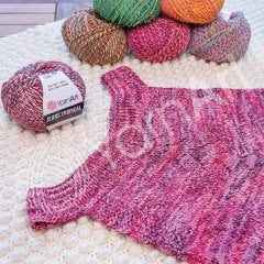 YARNART JEANS TROPICAL - EBRULİ EL ÖRGÜ İPİ