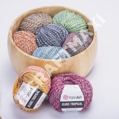 YARNART JEANS TROPICAL - EBRULİ EL ÖRGÜ İPİ