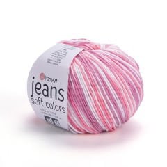 YARNART JEANS SOFT COLORS - EBRULİ EL ÖRGÜ İPİ EBRULİ - 6206