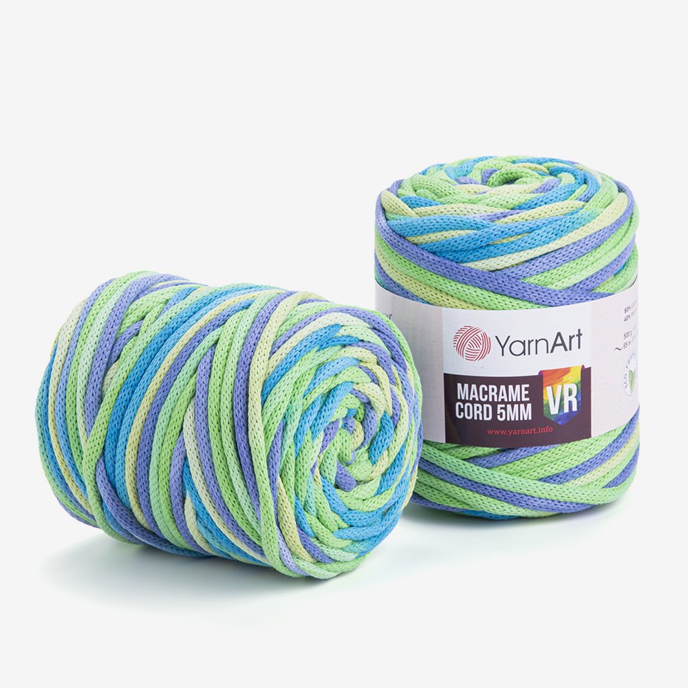 YARNART MACRAME CORD 5 MM VR - MAKROME EL ÖRGÜ İPİ EBRULİ - 920