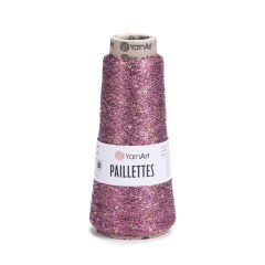 YARNART PAILLETTES - EL ÖRGÜ İPİ PEMBE - 8004