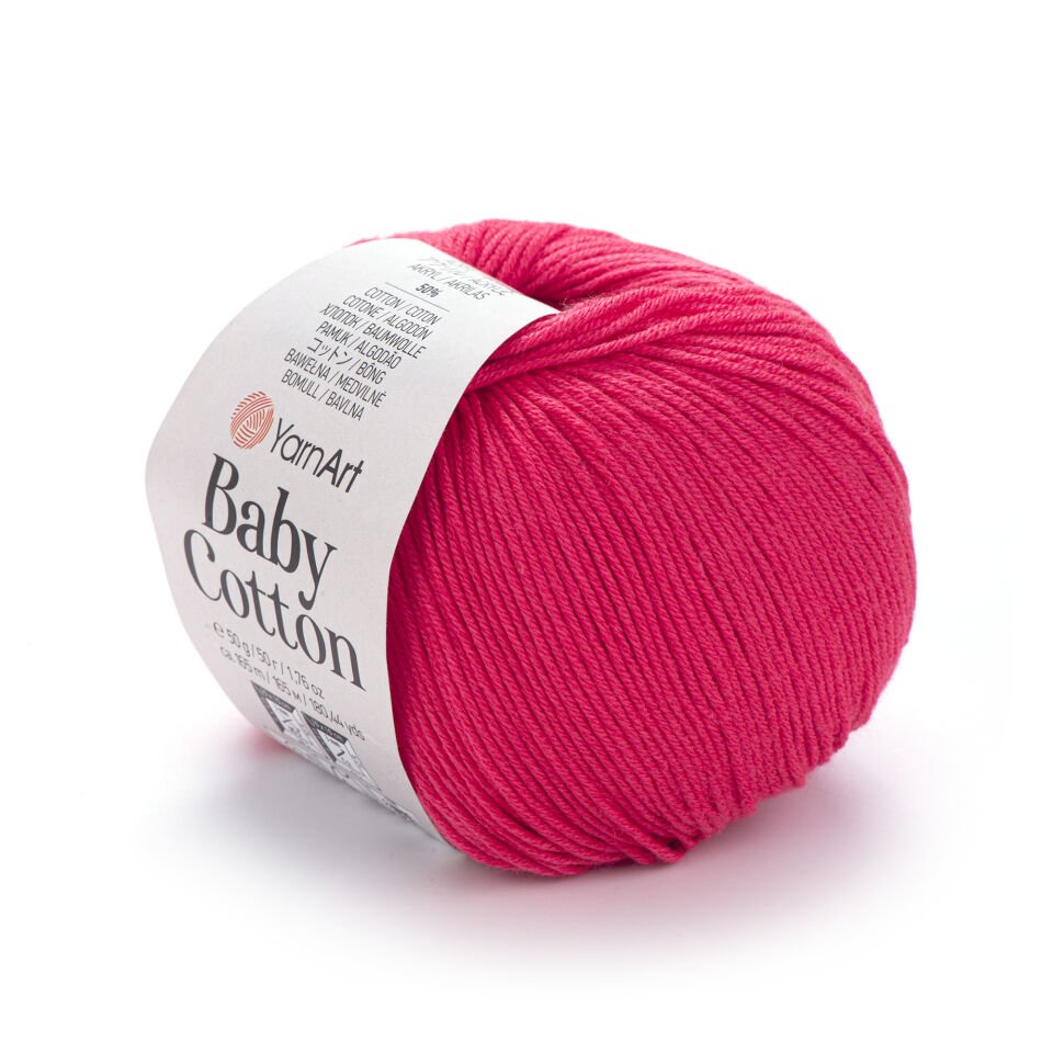 YARNART BABY COTTON - BEBEK EL ÖRGÜ İPİ NARÇİÇEĞİ - 423