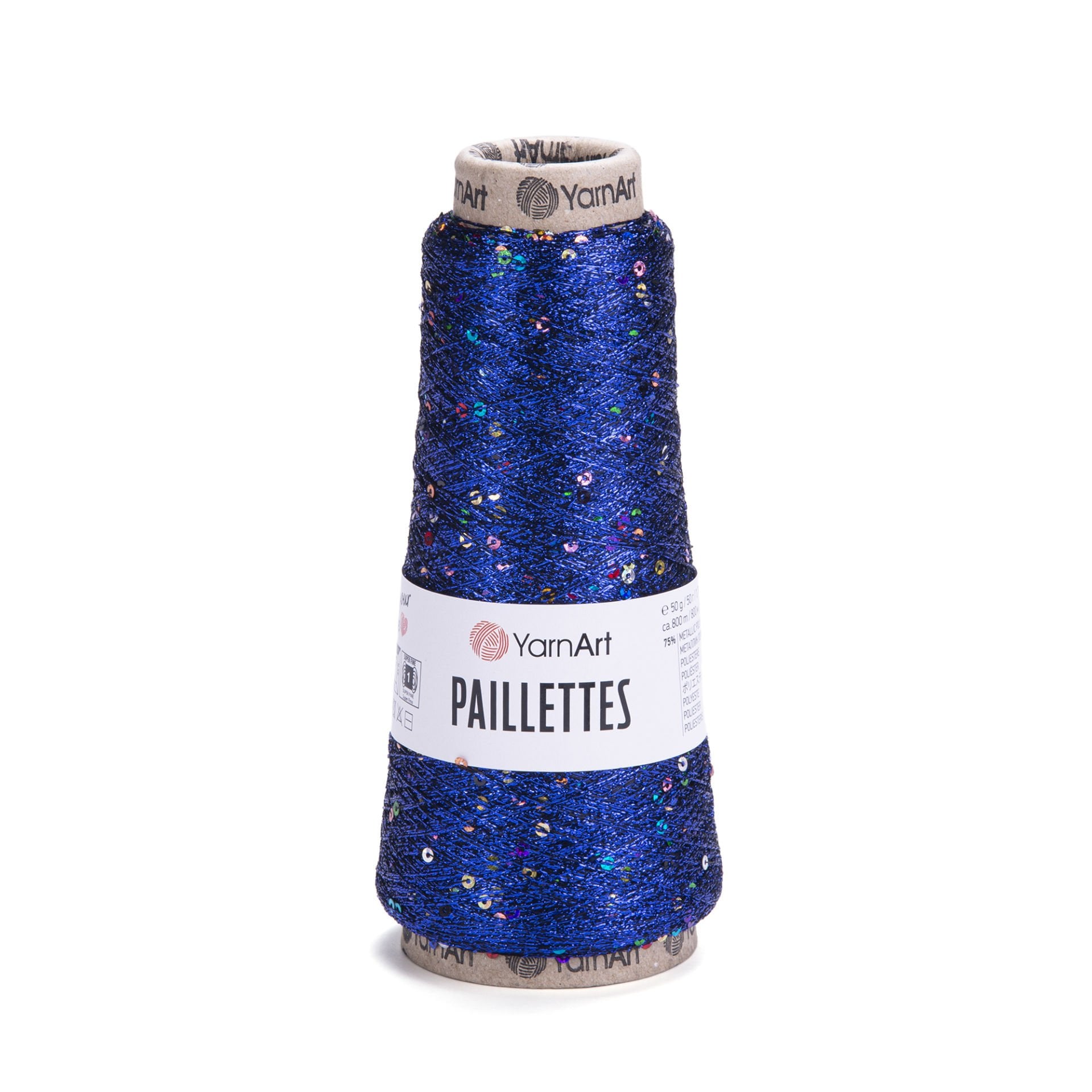 YARNART PAILLETTES - EL ÖRGÜ İPİ SAKS MAVİSİ - 8008