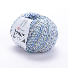 YARNART JEANS TROPICAL - EBRULİ EL ÖRGÜ İPİ EBRULİ - 614