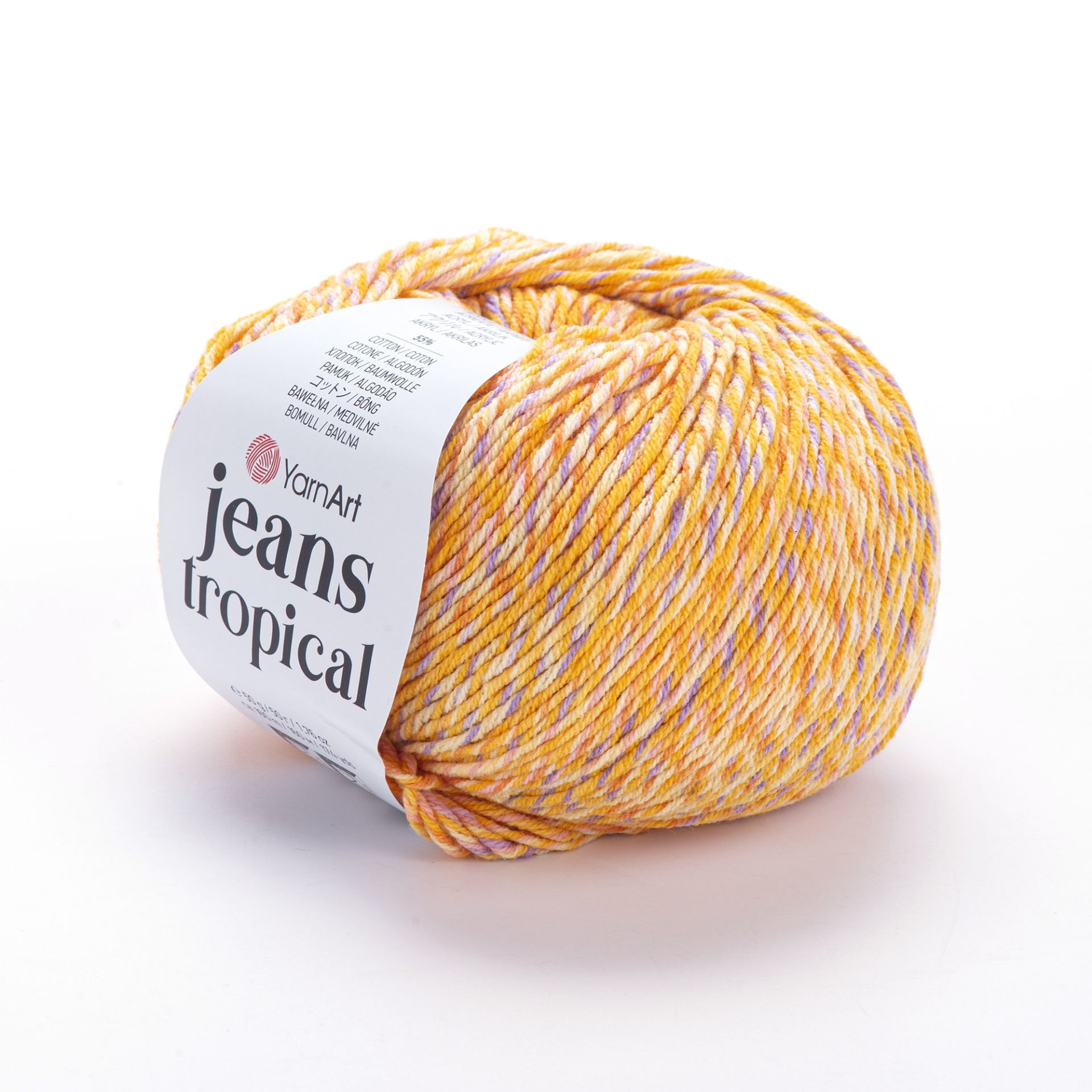 YARNART JEANS TROPICAL - EBRULİ EL ÖRGÜ İPİ EBRULİ - 617