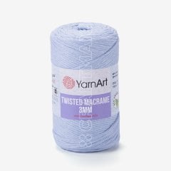 YARNART TWISTED MACRAME 3 MM - MAKROME EL ÖRGÜ İPİ BEBE MAVİSİ - 760