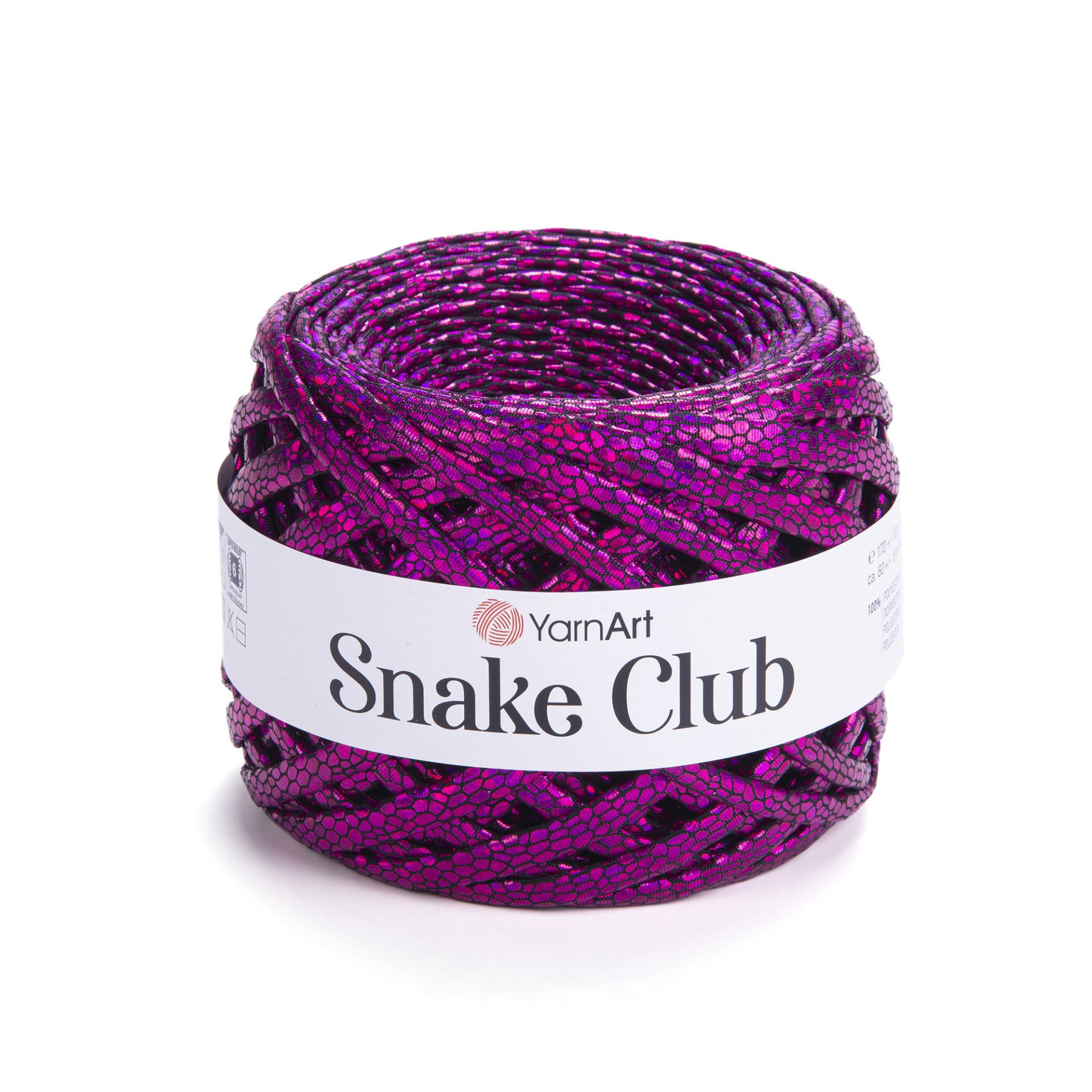 YARNART SNAKE CLUB - EL ÖRGÜ İPİ FUŞYA - 5108