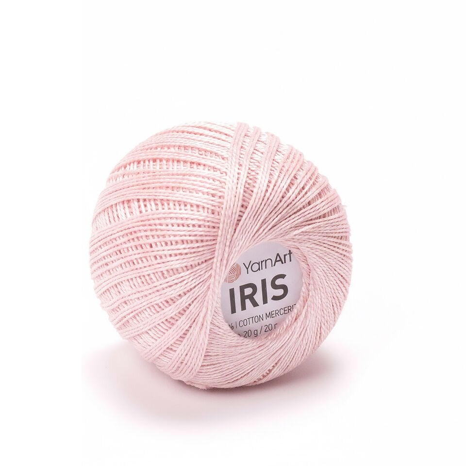 YARNART IRIS - MERSERİZE DANTEL İPİ PEMBE - 914