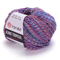 YARNART JEANS TROPICAL - EBRULİ EL ÖRGÜ İPİ EBRULİ - 622