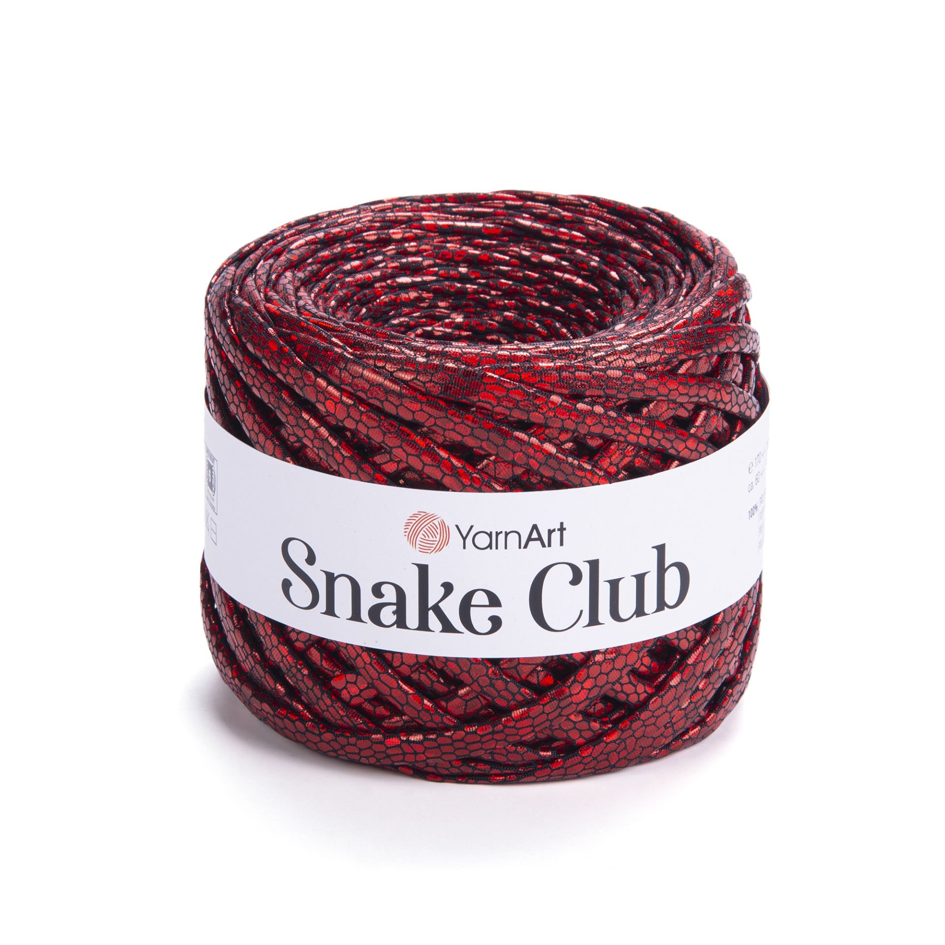 YARNART SNAKE CLUB - EL ÖRGÜ İPİ KIRMIZI - 5107