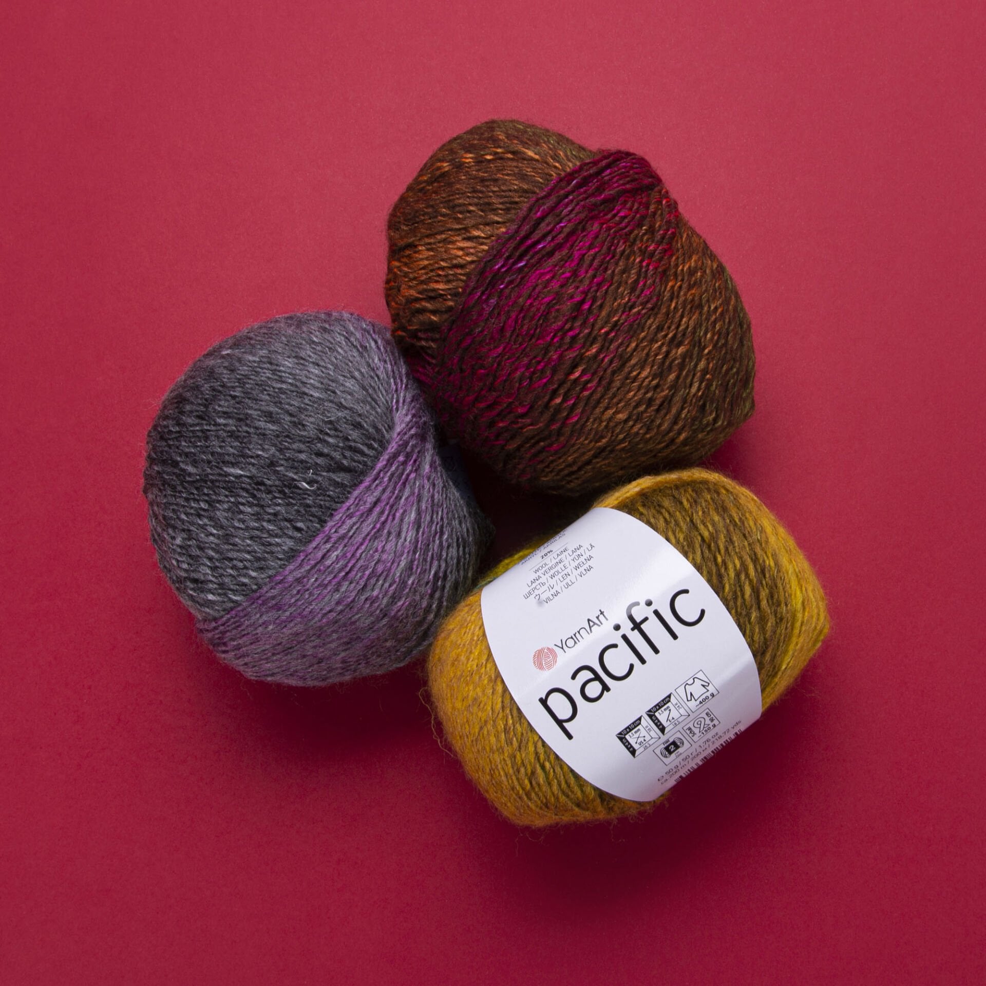 YARNART PACIFIC - EBRULİ EL ÖRGÜ İPİ