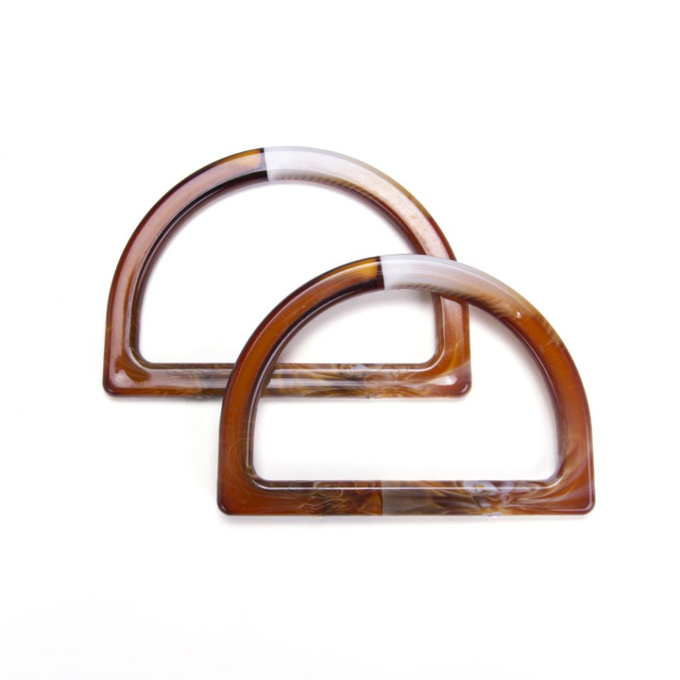 AKRİLİK D MODEL ÇANTA SAPI 2 ADET AMBER