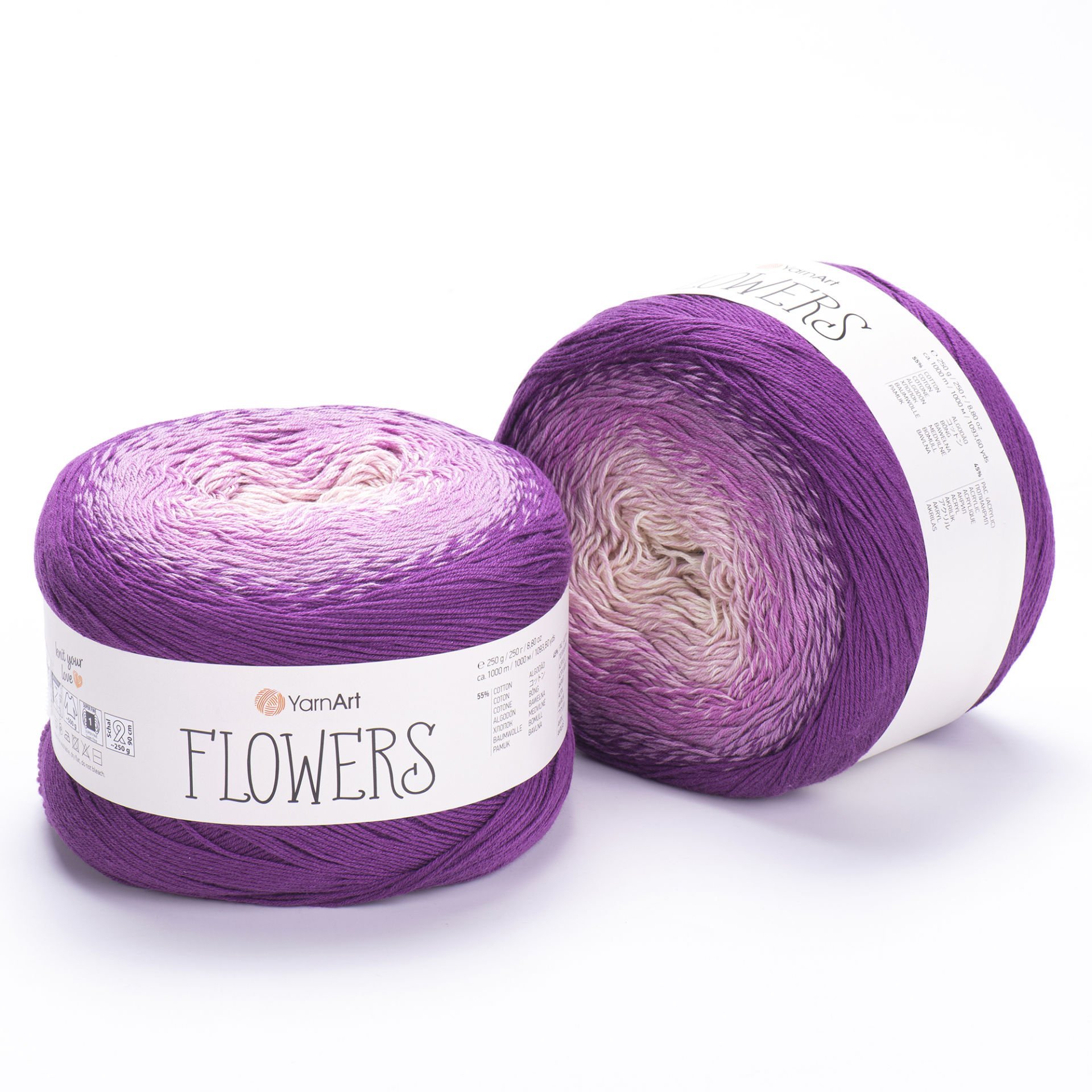 YARNART FLOWERS - EBRULİ EL ÖRGÜ İPİ EBRULİ - 290