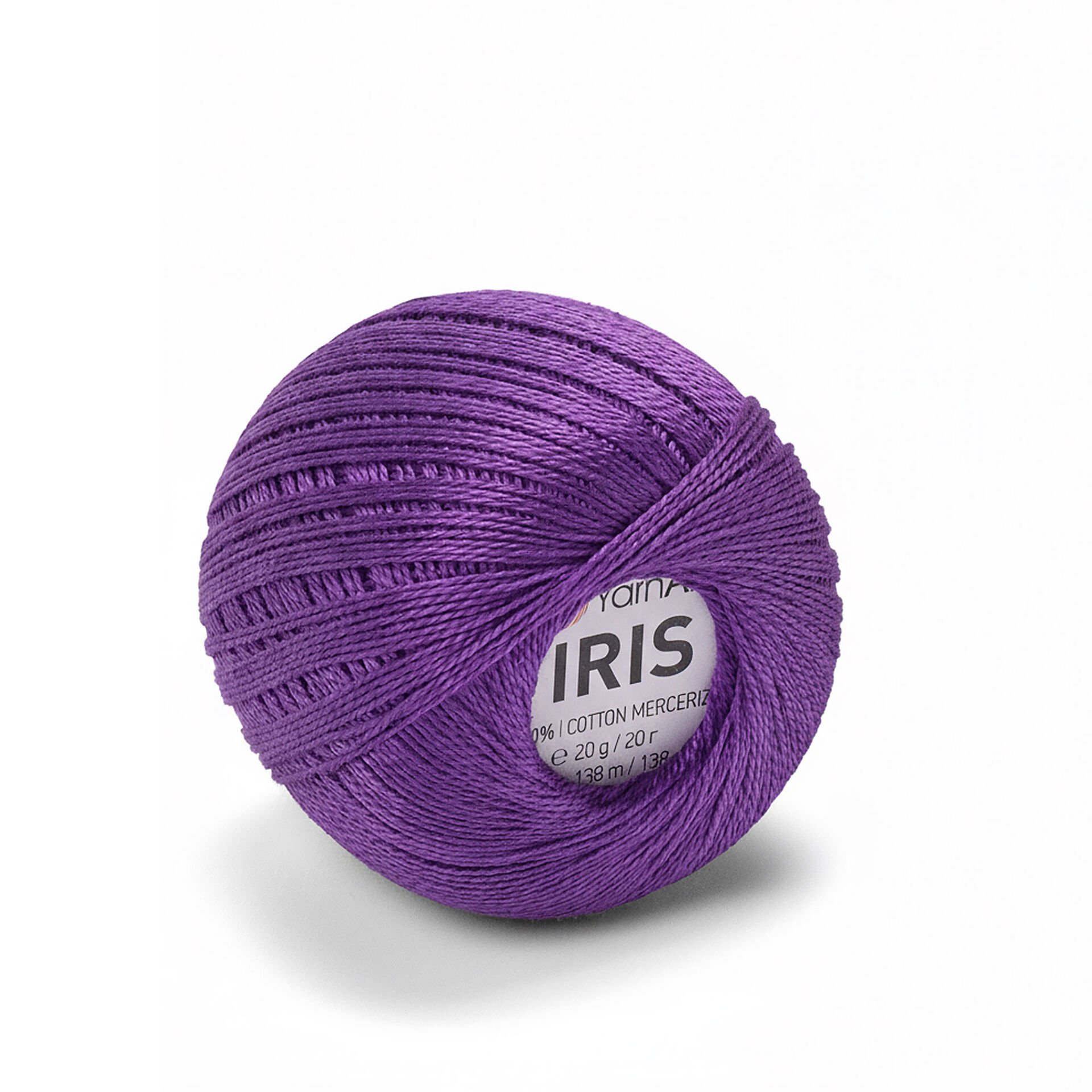 YARNART IRIS - MERSERİZE DANTEL İPİ MOR - 919