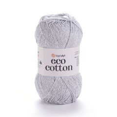 YARNART ECO COTTON - EL ÖRGÜ İPİ GRİ - 763