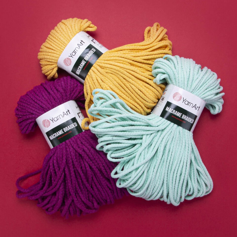 YARNART MACRAME BRAIDED - MAKROME EL ÖRGÜ İPİ