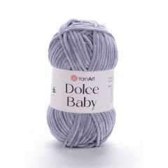 YARNART DOLCE BABY - KADİFE, BEBEK EL ÖRGÜ İPİ GRİ - 782