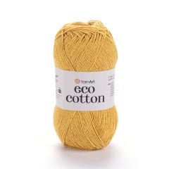 YARNART ECO COTTON - EL ÖRGÜ İPİ SARI - 764