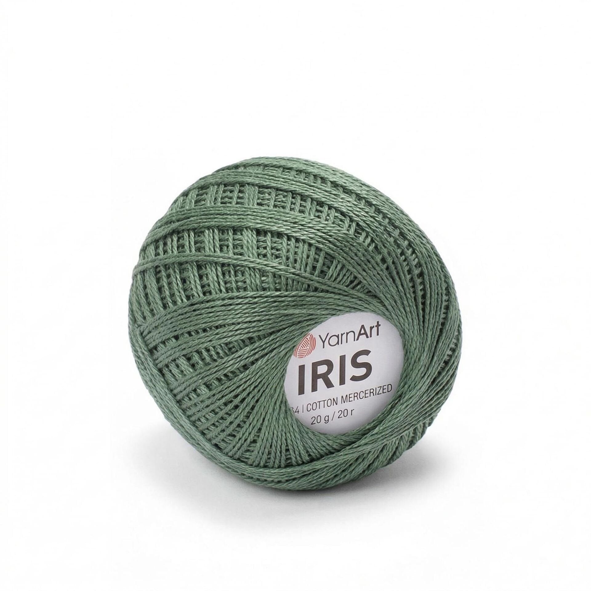 YARNART IRIS - MERSERİZE DANTEL İPİ YEŞİL - 928