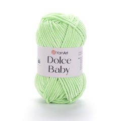 YARNART DOLCE BABY - KADİFE, BEBEK EL ÖRGÜ İPİ YEŞİL - 850