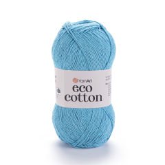 YARNART ECO COTTON - EL ÖRGÜ İPİ TURKUAZ - 765