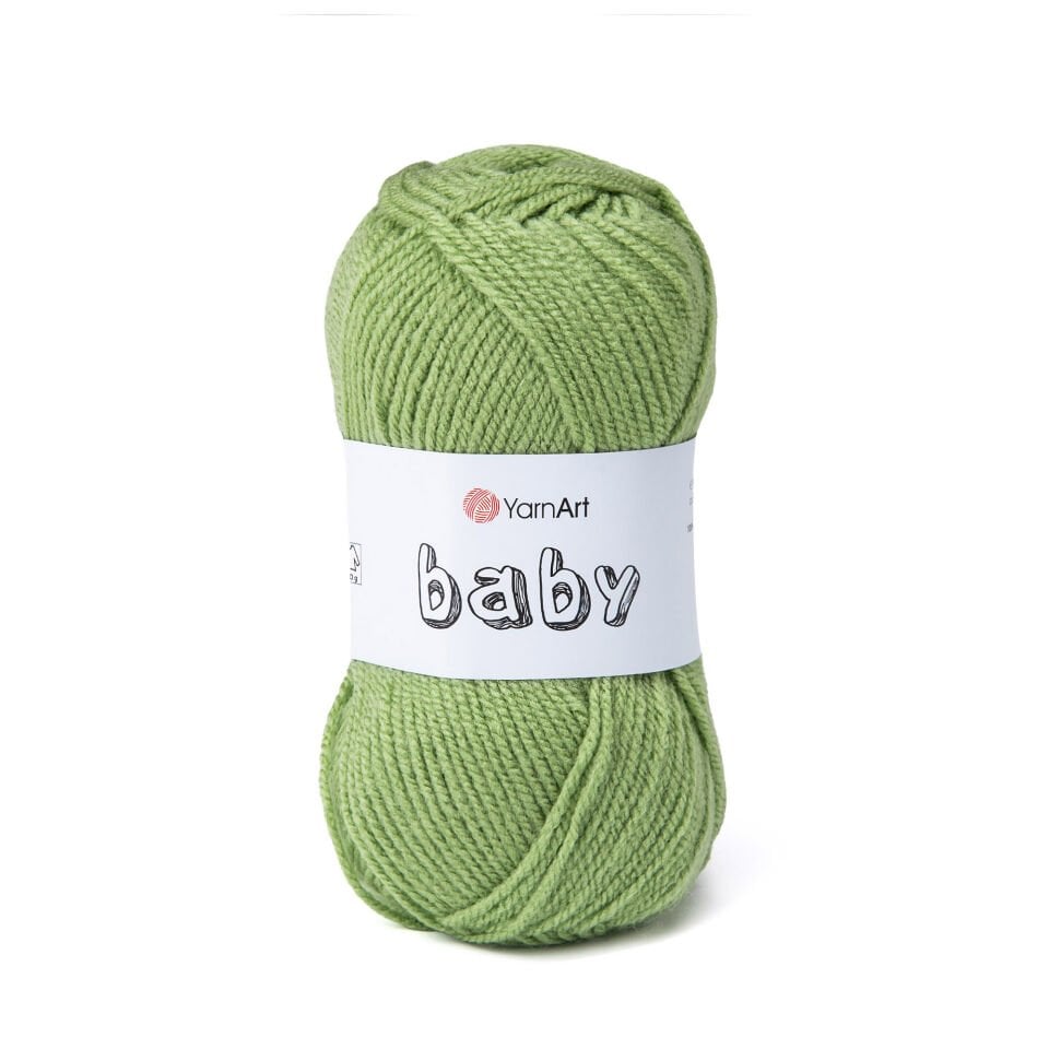 YARNART BABY - BEBEK EL ÖRGÜ İPİ YEŞİL - 69