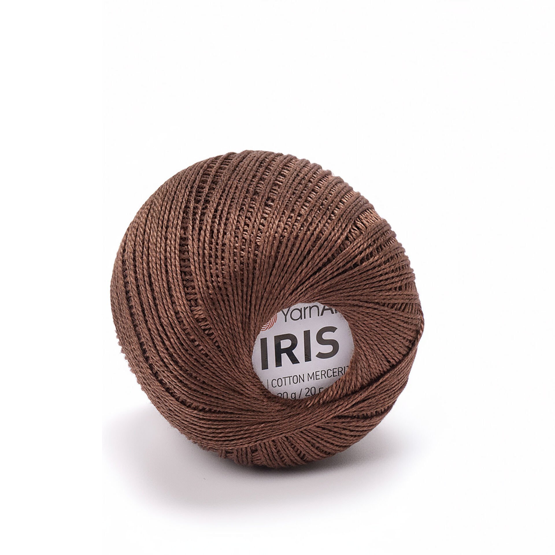 YARNART IRIS - MERSERİZE DANTEL İPİ KIZIL KAHVE - 932