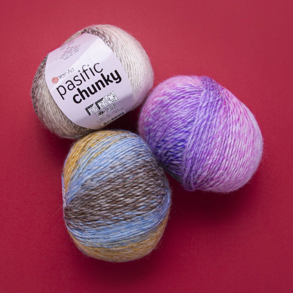 YARNART PACIFIC CHUNKY - EBRULİ EL ÖRGÜ İPİ