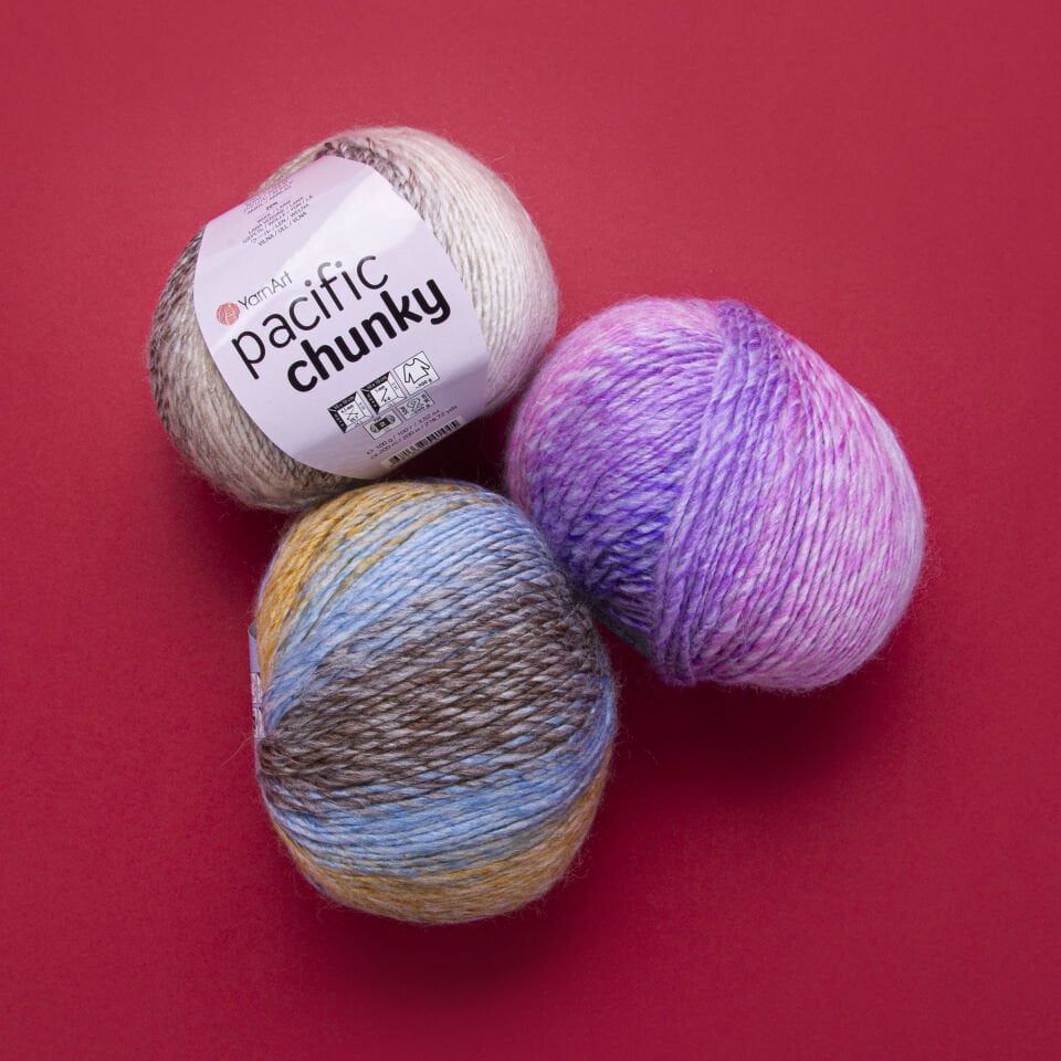 YARNART PACIFIC CHUNKY - EBRULİ EL ÖRGÜ İPİ