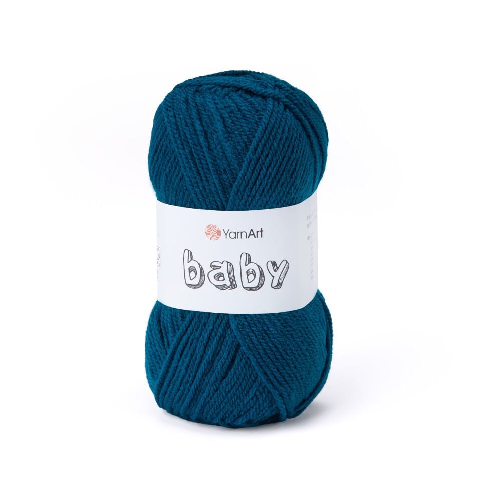 YARNART BABY - BEBEK EL ÖRGÜ İPİ MAVİ - 850