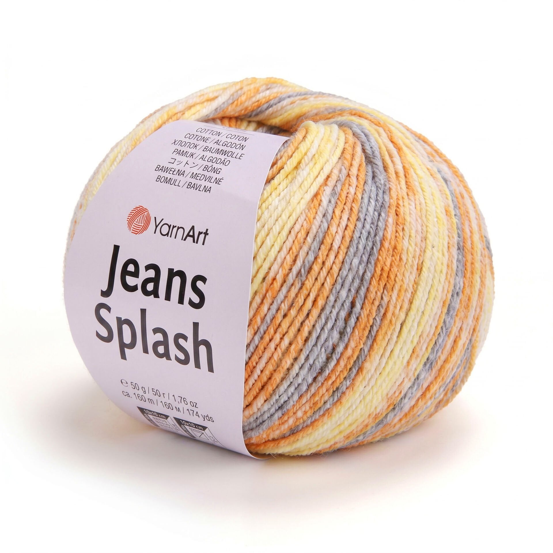 YARNART JEANS SPLASH - EBRULİ EL ÖRGÜ İPİ EBRULİ - 950